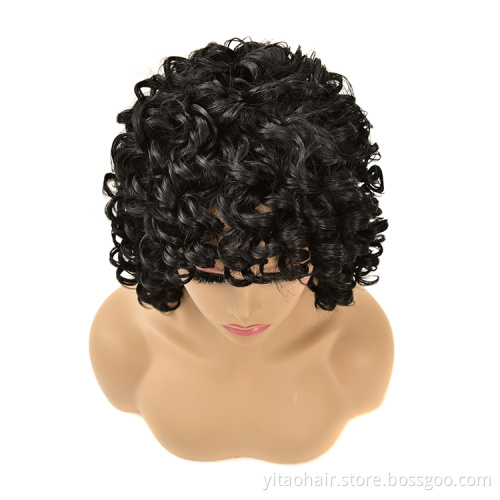 Vendor Wholesale spring curls Full Lace Wig Human Hair